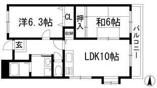 アピエス宝塚の物件間取画像